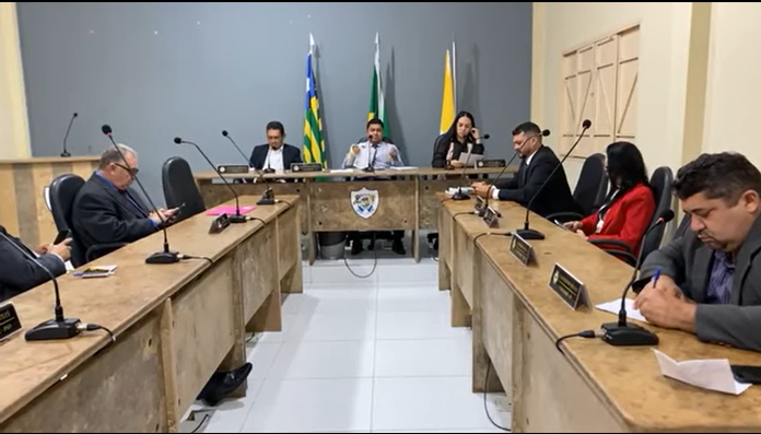Sessão ordinária na Câmara de Castelo do Piauí